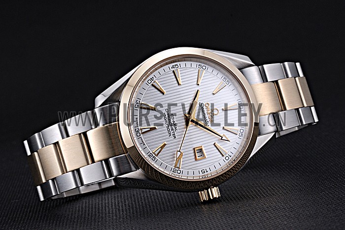 Omega Seamaster White Dial Two Tone 622167
