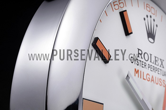 Rolex Milgauss Wall Clock Silver 621910