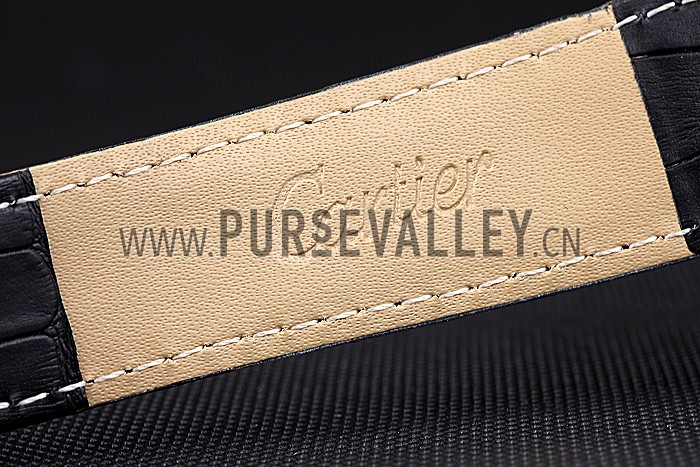 Cartier Rotonde Flying Tourbillon Black Dial 621941