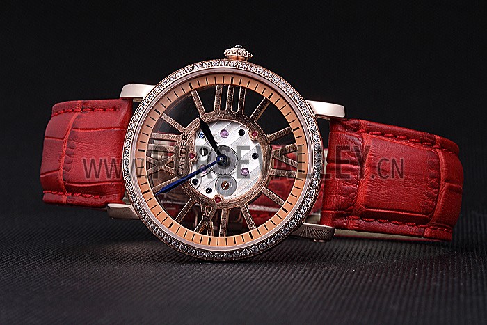 Cartier Rotonde Skeleton Flying Tourbillon Red 621962