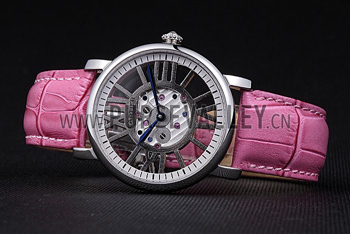 Cartier Rotonde Skeleton Flying Tourbillon Pink 621973
