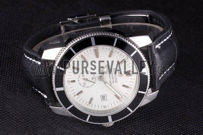 Breitling Certifie SuperOcean White Dial Black Tachymeter