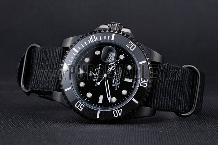 Rolex Submariner Black Nylon Strap 622006