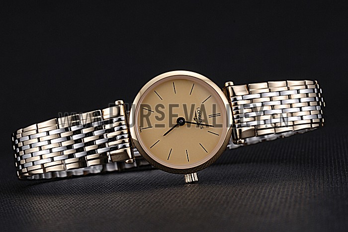 Longines La Grande Classique Two Tone Band Champagne Dial Femme 622096