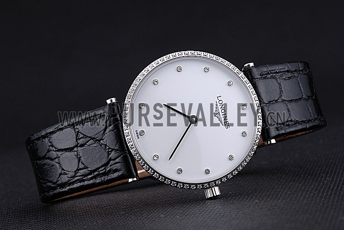 Longines La Grande Classique White Dial Diamond Markers Homme 622135