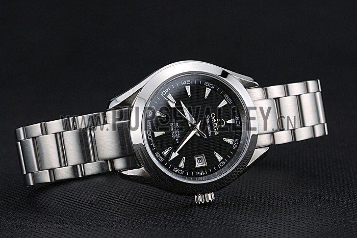 Omega Seamaster Aqua Terra Black Dial Stainless Steel Bracelet 622447