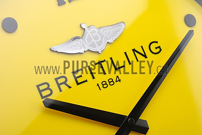 Breitling Superocean Wall Clock Black-Yellow 622464