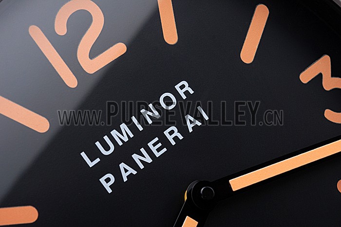 Panerai Luminor Marina Wall Clock Black-Orange 622472