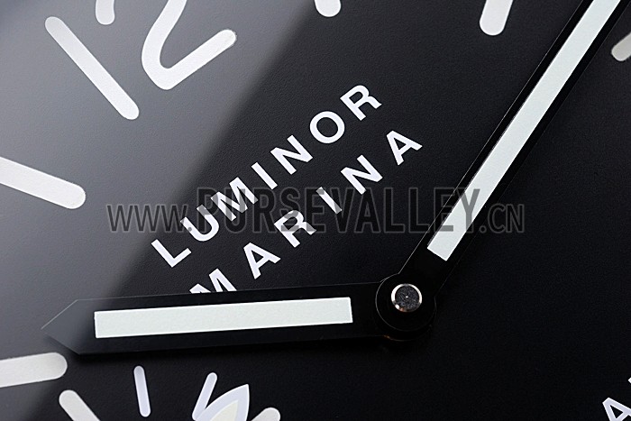 Panerai Luminor Marina Wall Clock Black And White 622473