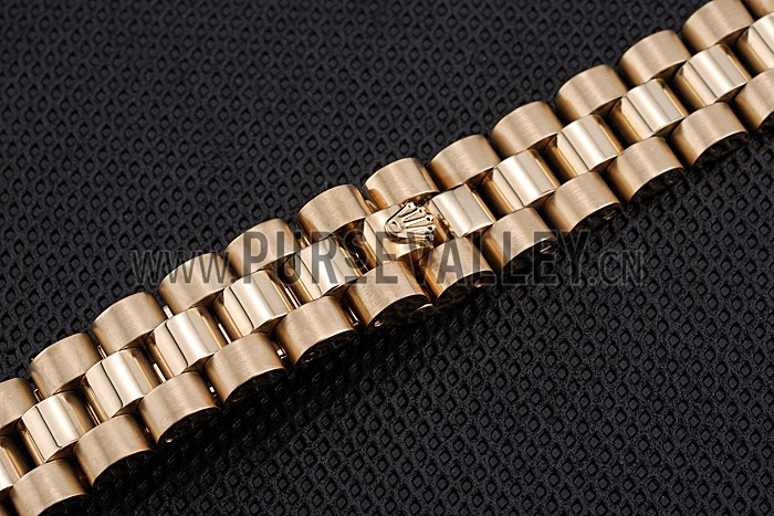 Rolex Polished and Brushed Gold Bracelet 622491