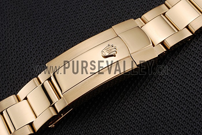 Rolex Polished and Brushed Gold Bracelet 622495