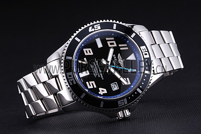 Breitling Superocean 44 Abyss Blue Accents Stainless Steel Bracelet 622506