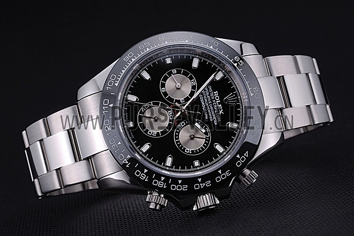 Rolex Cosmograph Daytona Black Dial Stainless Steel Bracelet 622543