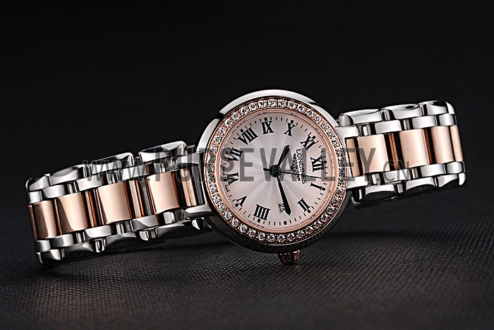 Longines PrimaLuna Stainless Steel And Gold Diamond Case 622585