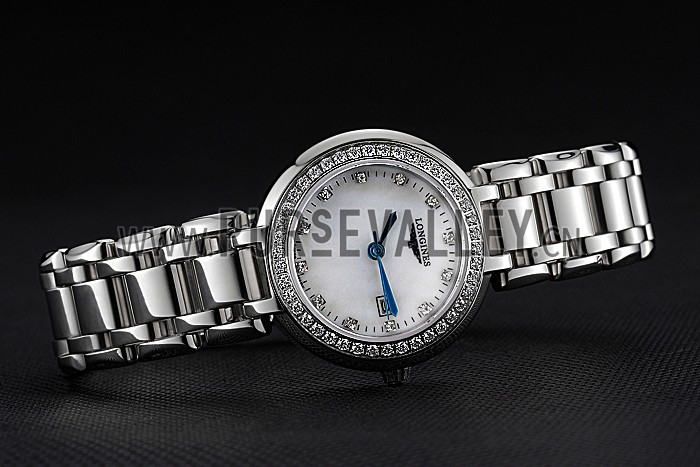Longines PrimaLuna Stainless Steel Diamonds Case 622588