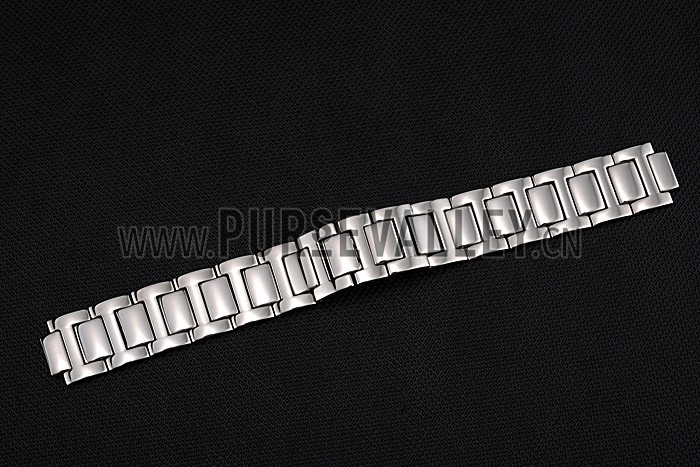 Cartier Brushed Stainless Steel Link Bracelet 622605