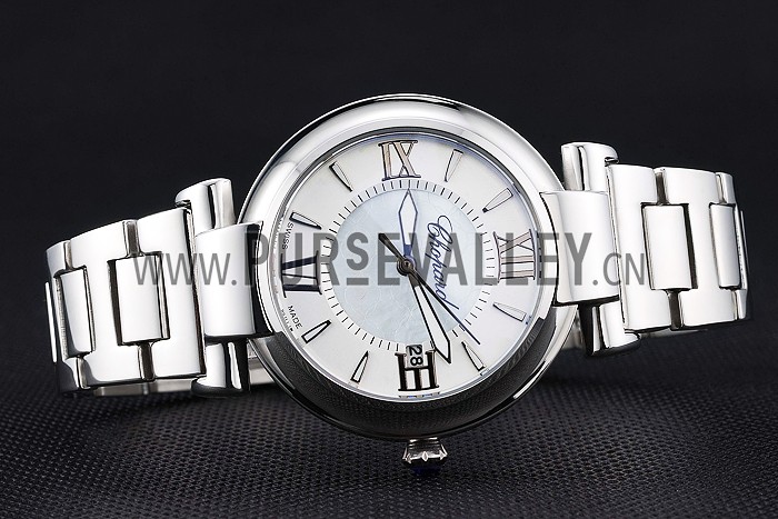 Chopard Polished Stainless Steel Bracelet Watch 80272