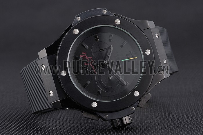 Hublot Limited Edition Ayrton Senna 2009 Black Dial Watch 98073