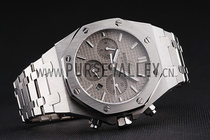 Swiss Audemars Piguet Royal Oak Chronograph Grey Dial Stainless Steel Case And Bracelet 622869
