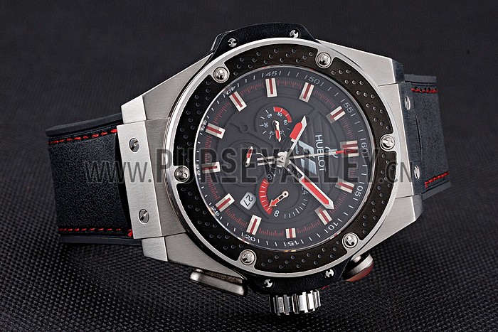 Hublot Big Bang King Power Formula 1 Stainless Steel Case Black Dial 622248