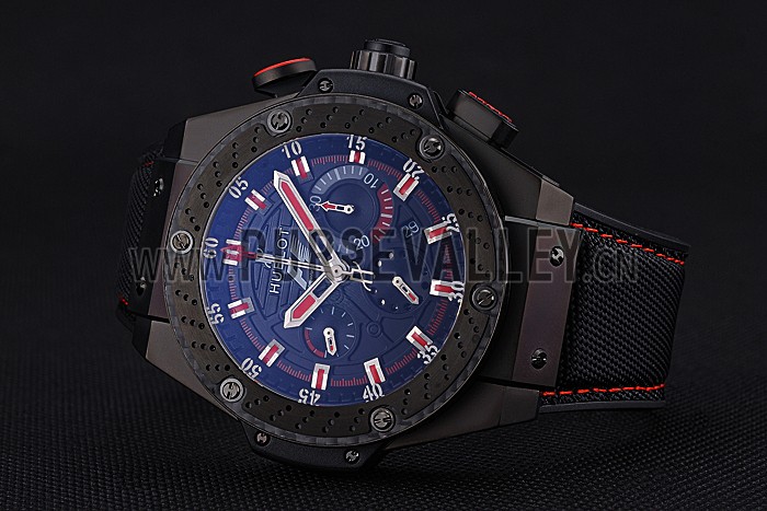 Swiss Hublot Big Bang Limited Edition Formula 1 Black And Red Dial Black Case Black Fabric Strap 622885