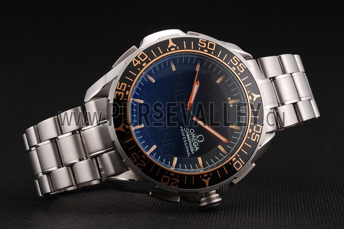Omega Speedmaster Skywalker X-33 Black Dial Orange On Black Bezel Stainless Steel Case And Bracelet