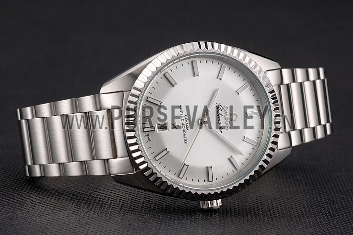 Omega Globemaster Silver Dial Stainless Steel Case And Bracelet