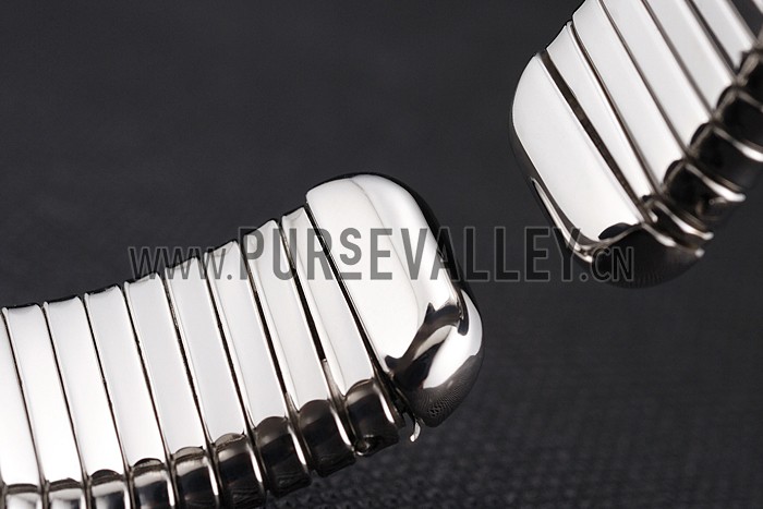 Bvlgari Bvlgari Pearl Dial Stainless Steel Case And Tubogas Bracelet