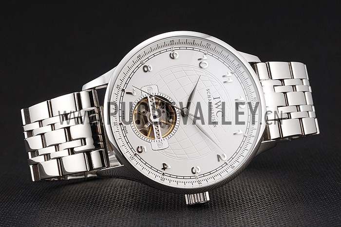 IWC Portugieser Tourbillon White Dial Stainless Steel Case And Bracelet