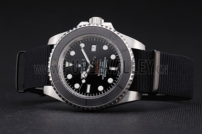 Rolex Submariner STEALTH MK IV Black Fabric Band rl424 621386
