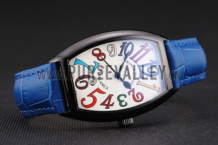 Franck Muller Casablanca Blue Croco Leather Band 621643