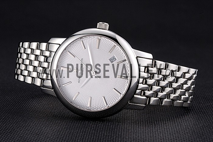 Vacheron Constantin Patrimony Silver Dial Stainless Steel Case And Bracelet 62290