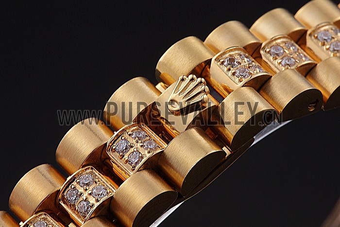 Swiss Rolex DateJust Diamond Dial Gold 622023