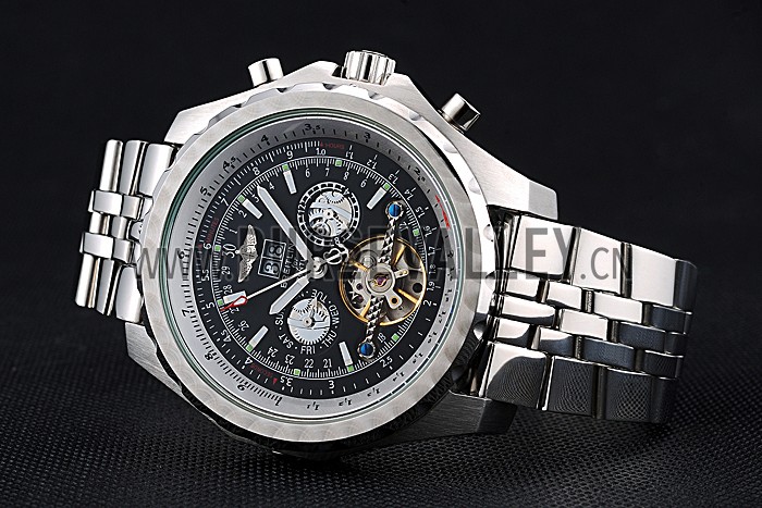 Breitling Bentley Mulliner Tourbillon Black Dial Stainless Steel Case And Bracelet 622731