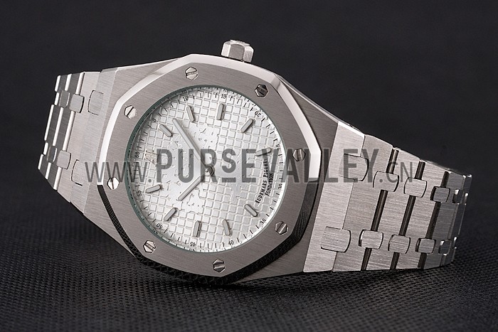 Audemars Piguet Royal Oak Fondation White Dial Stainless Steel Case And Bracelet