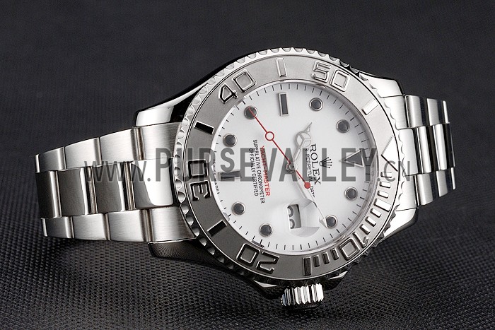 Rolex Yacht-Master White Dial Stainless Steel Case And Bracelet