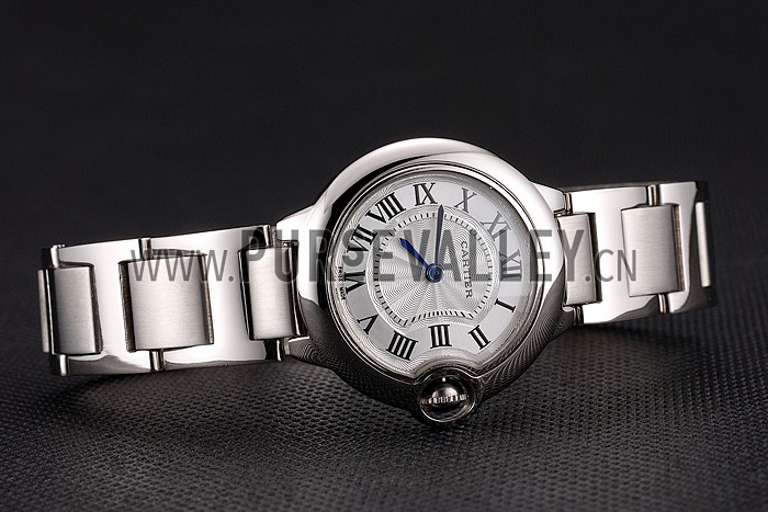 Cartier Ballon Bleu 30mm White Dial Stainless Steel Case And Bracelet