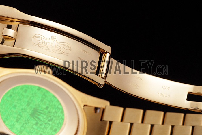 Swiss Rolex Day-Date Diamonds Yellow Gold-srl185 621615