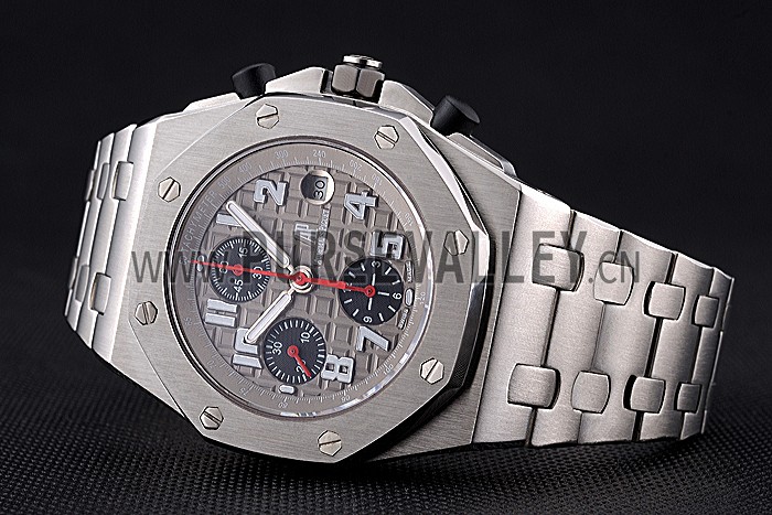 Swiss Audemars Piguet Royal Oak Offshore Grey Dial Stainless Steel Case And Bracelet 622870