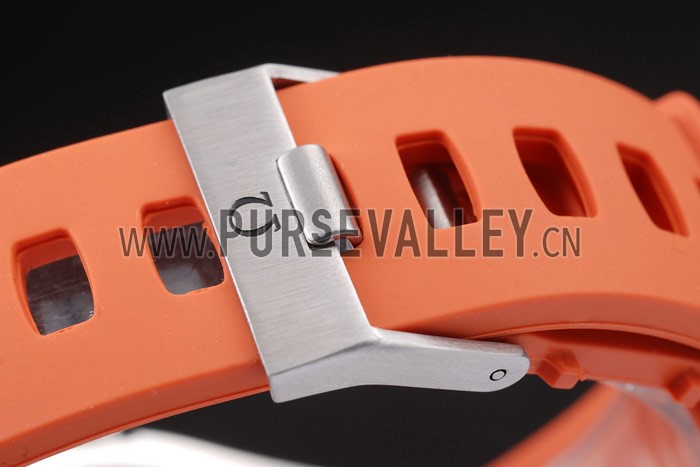 Omega Swiss Seamaster Planet Ocean Big Size Orange Strap