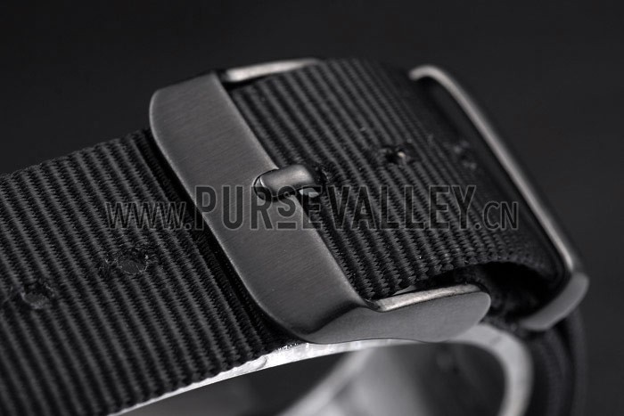 Rolex Swiss Submariner Pro-Hunter Black Fabric Strap Black Dial