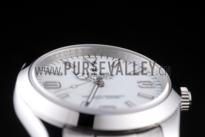 Rolex Explorer Polished Stainless Steel White Dial 98086