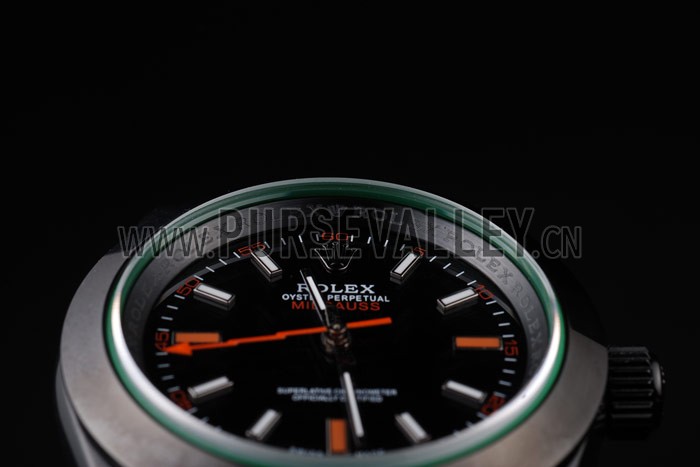 Rolex Milgauss Pro-Hunter Tinted Green Saphire Black Dial