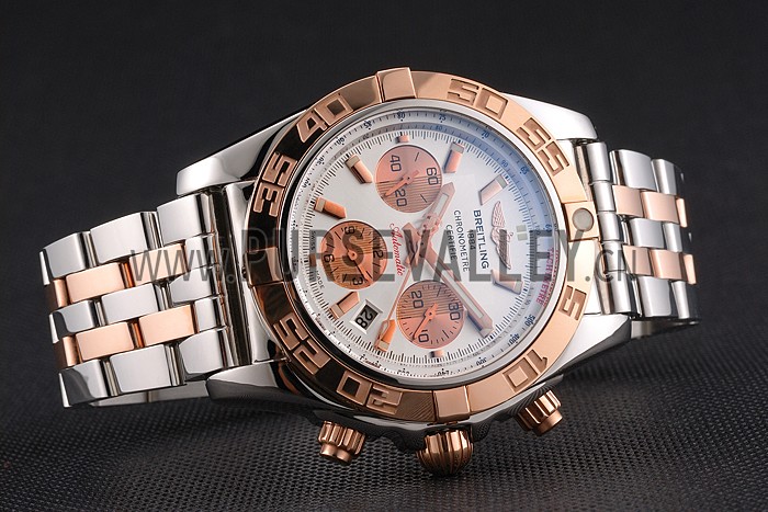 Swiss Breitling Certifie Stainless Steel Bezel White Dial 80288