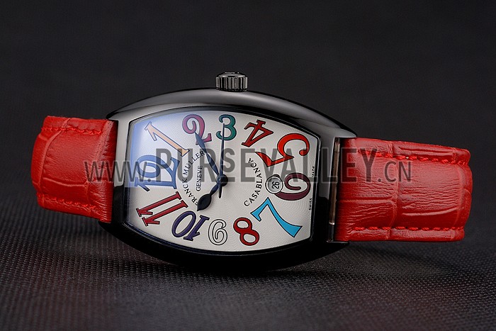 Franck Muller Casablanca Red Croco Leather Band 621644