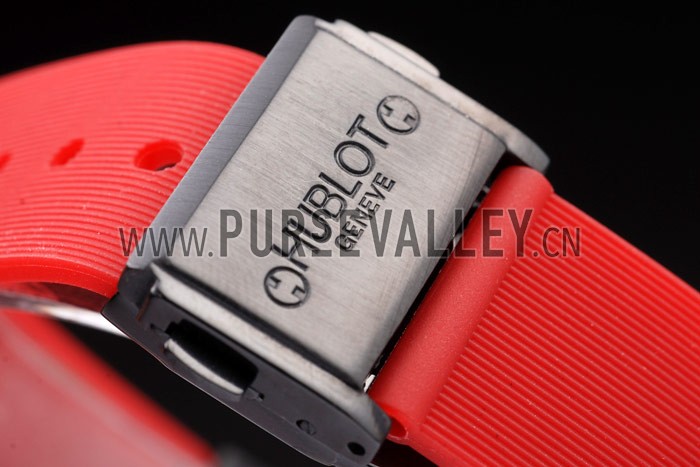 Hublot Big Bang Red Strap Red Dial Watch 98070