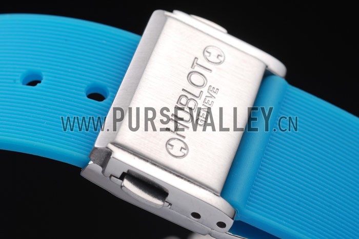 Hublot Big Bang Blue Strap White Dial Watch