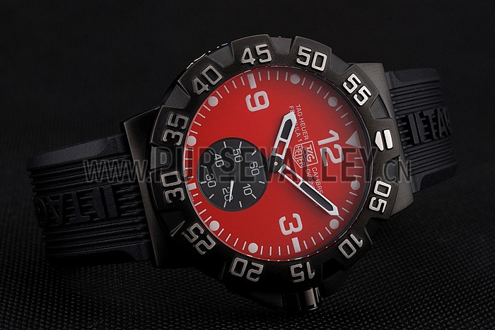 Tag Heuer Formula One Grande Date Red Dial Rubber Bracelet 622277