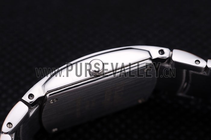 Bvlgari Assioma D 20mm White Dial Stainless Steel Case With Diamonds Two Tone Bracelet