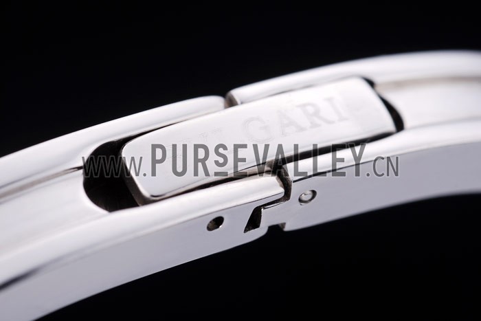 Bvlgari B.ZERO1 30mm White Dial With Diamonds Stainless Steel Case With Crystals Steel Bracelet